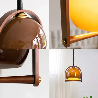 RetroWood - Vintage Bauhaus hengelampe
