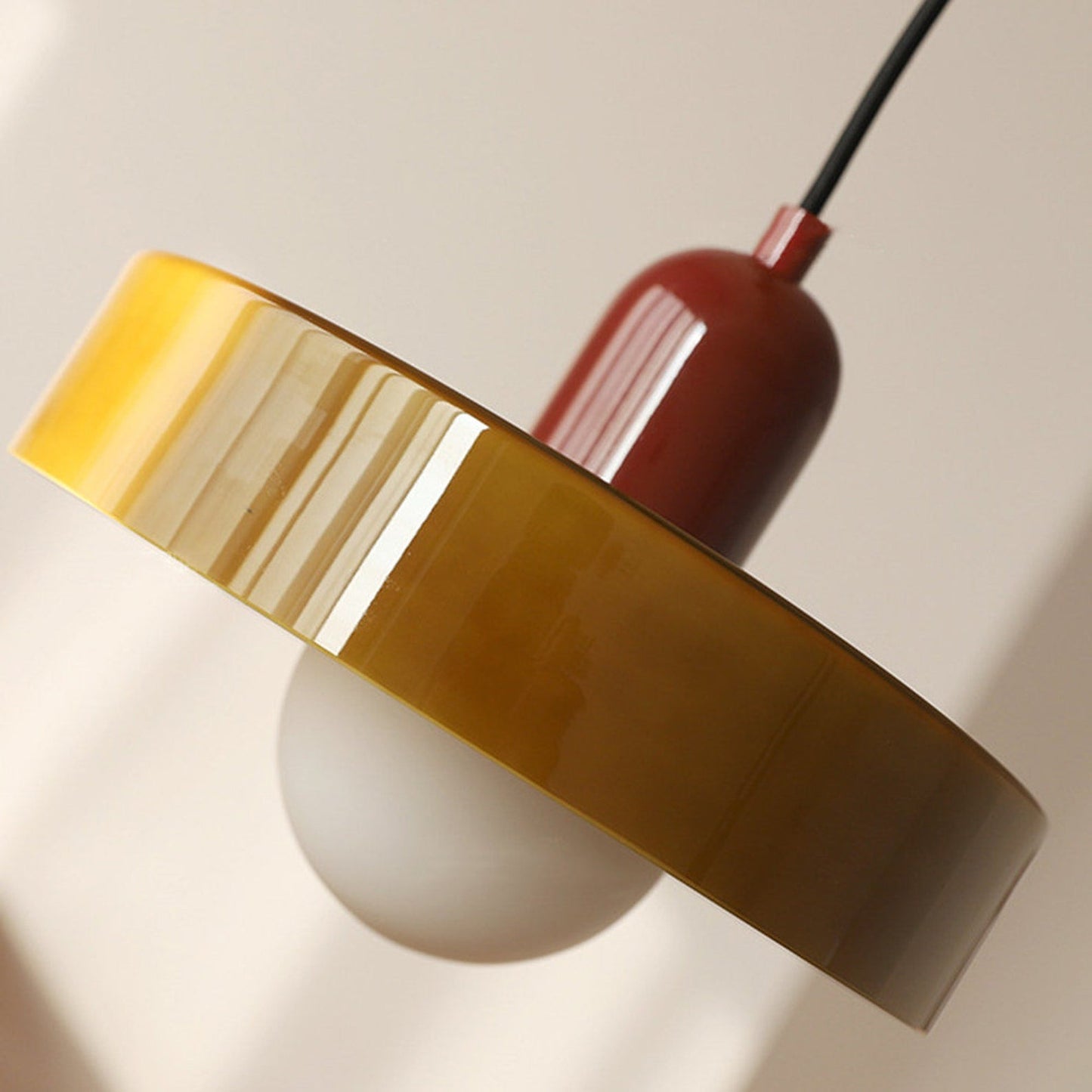BauhausGlow | Coloured Glass Pendant Light