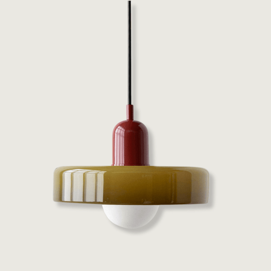 BauhausGlow | Coloured Glass Pendant Light