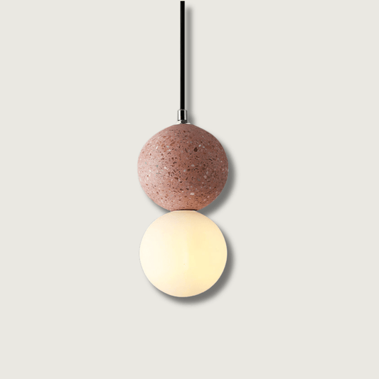 LunaGlow - Black and White Pendant Light