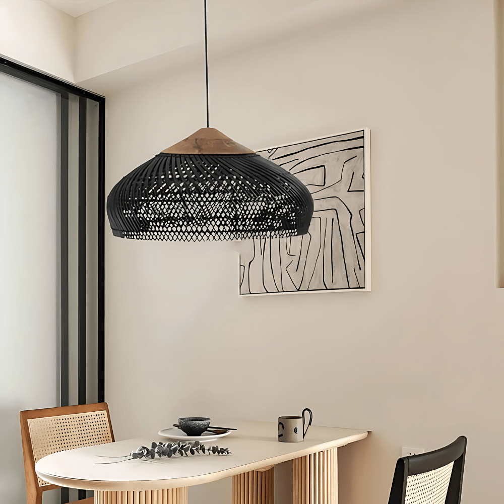 BohoRust - Handmade Rattan Pendant Light