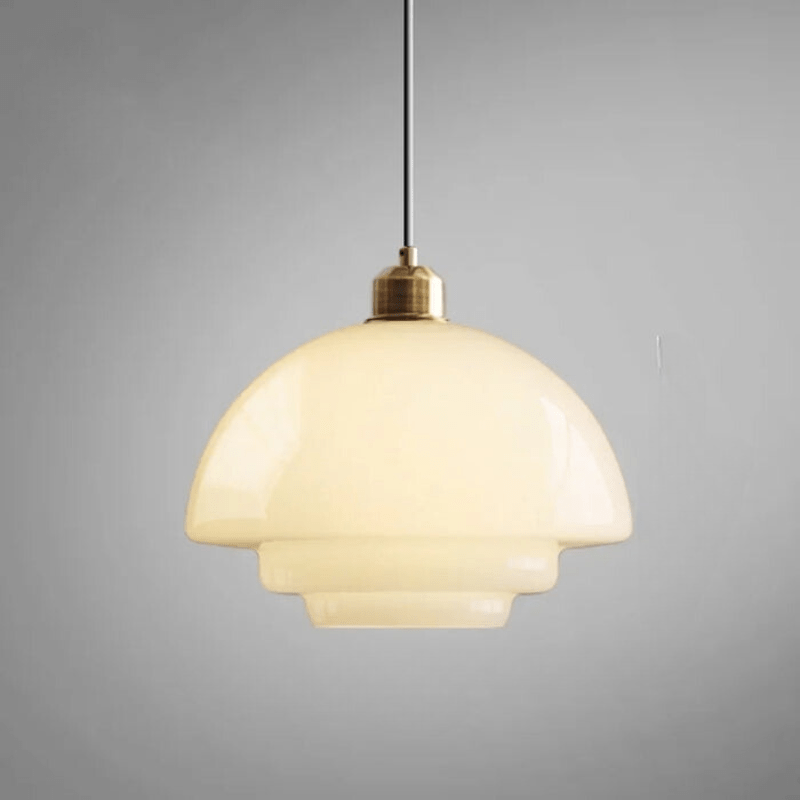 Halo de verre | Suspension blanche