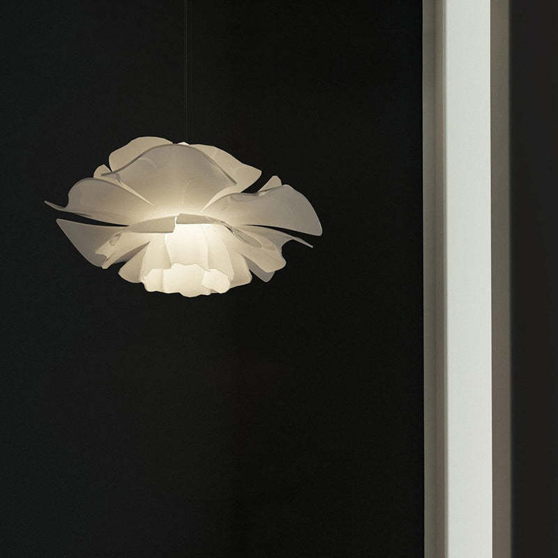 BellaGlow | Elegant White Flower Wall Lamp