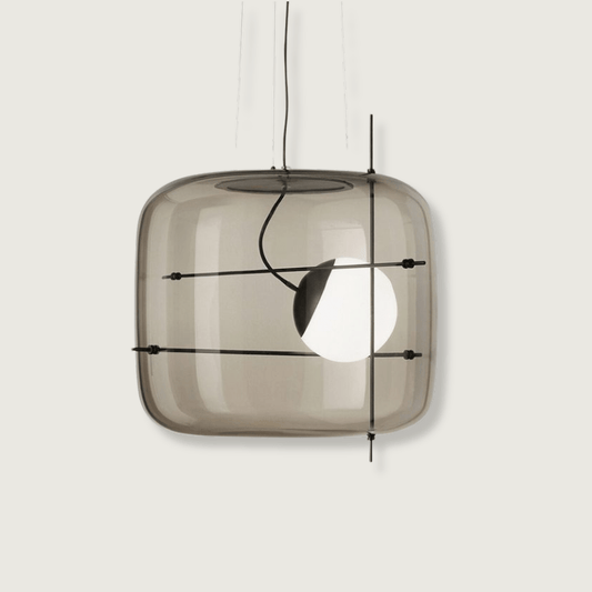 PlotGlow | Elegant Glass Pendant Light