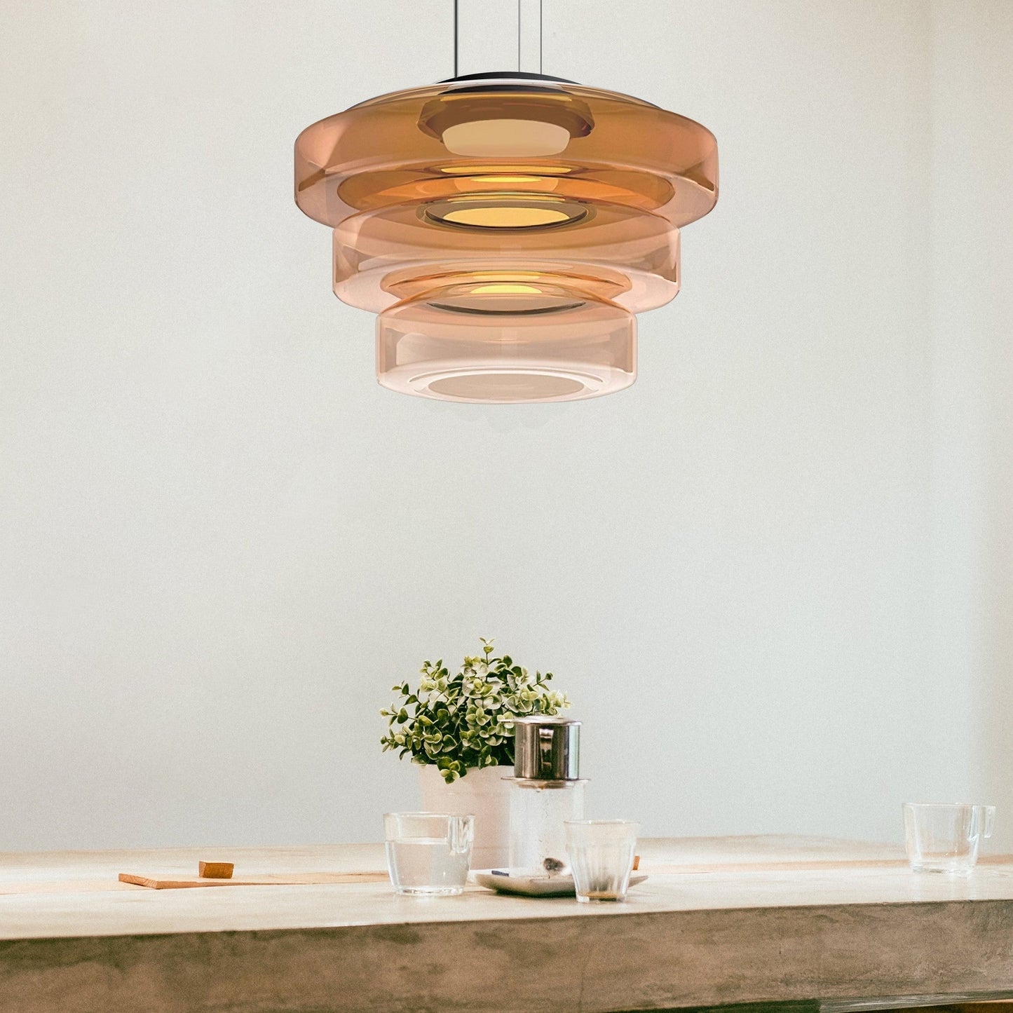 ModernBauhaus | Glass Pendant Light