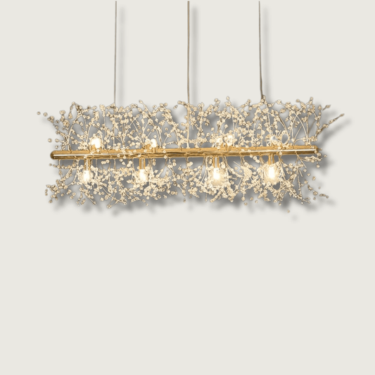 LuxeFlake - Modern Crystal Snowflake Chandelier
