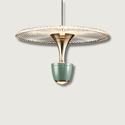 GoldPetal - Luxe Crystal Chandelier with Umbrella Shape