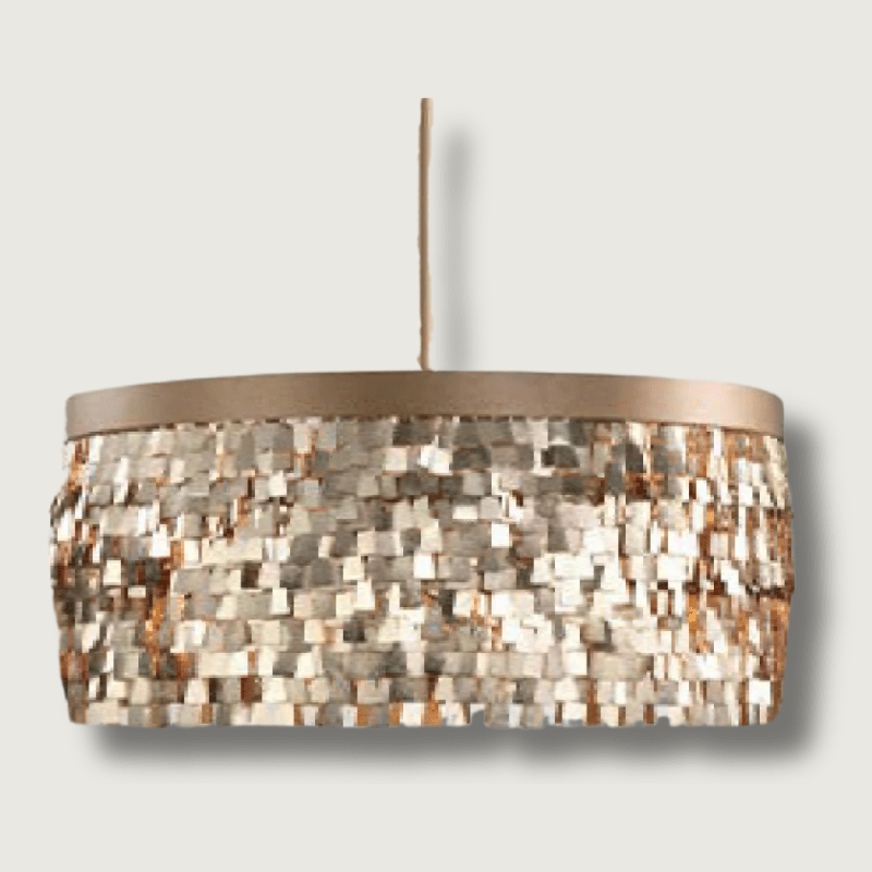 RetroGlow - French Gold Pendant Light