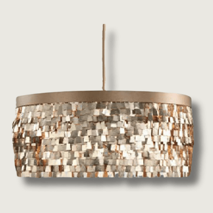 RetroGlow - French Gold Pendant Light