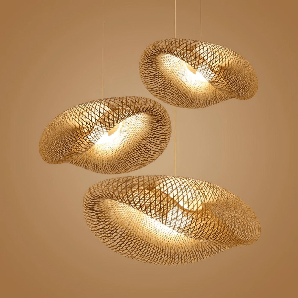 BohoRay - Bamboo Pendant Light for a Natural Atmosphere
