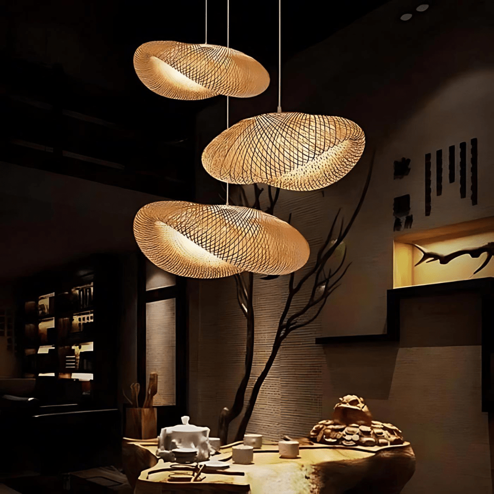 BohoRay - Bamboo Pendant Light for a Natural Atmosphere