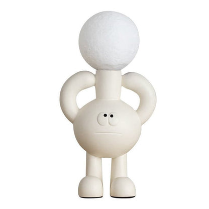 BotLuxe - Bordlampe med kreativt robotdesign og behageligt skær