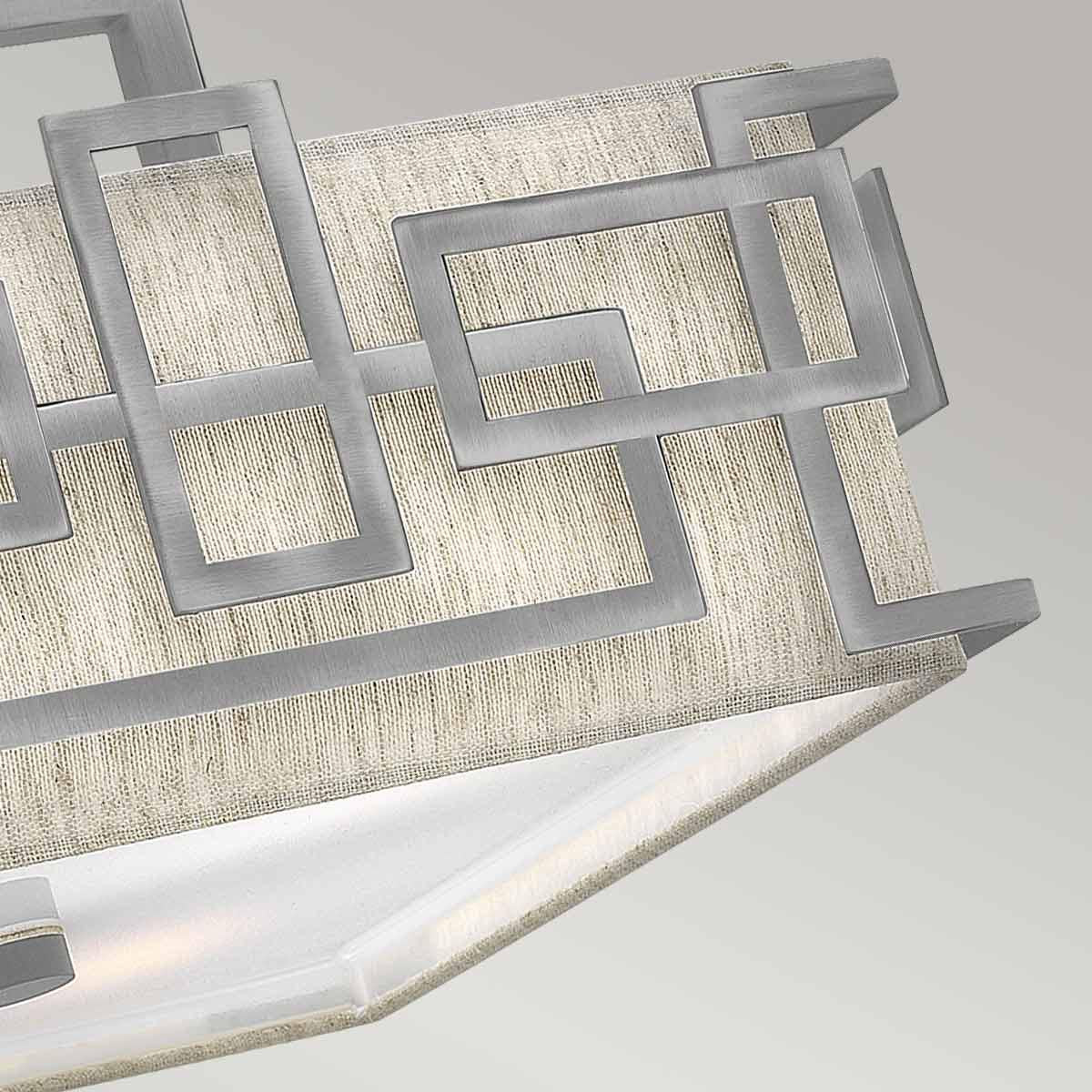 NikkelGlans - Ceiling Light with 3 Lights