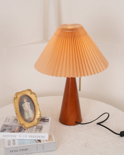 TimberLight - Moderne træ- og metallampe til bord