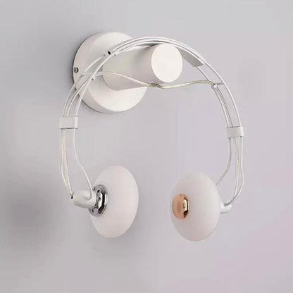 SoundWave - LED-Wandlampe in Kopfhörerform