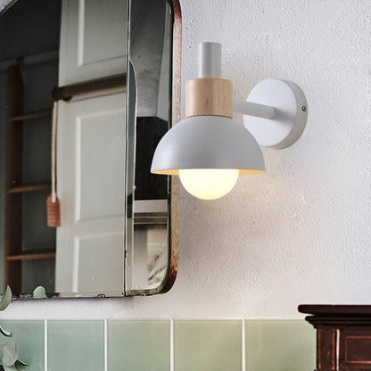 WoodenAura - Lampe murale en bois Julie