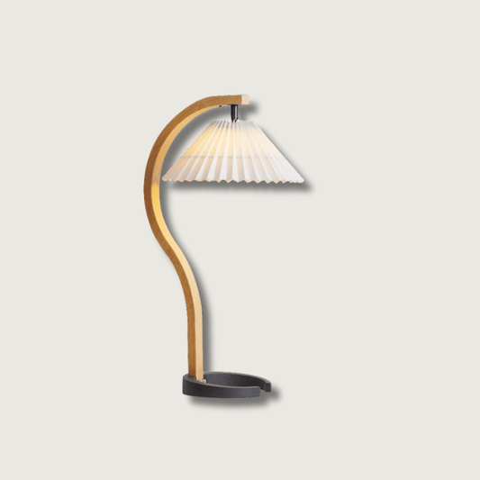NatureArc - Wooden Table Lamp with Organic Shapes