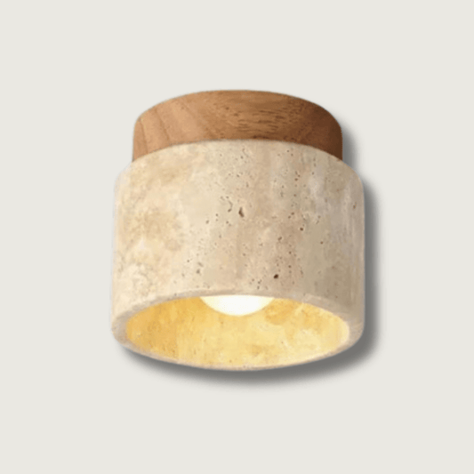 Travertin Glød - Elegant Loftlampe til Trappe