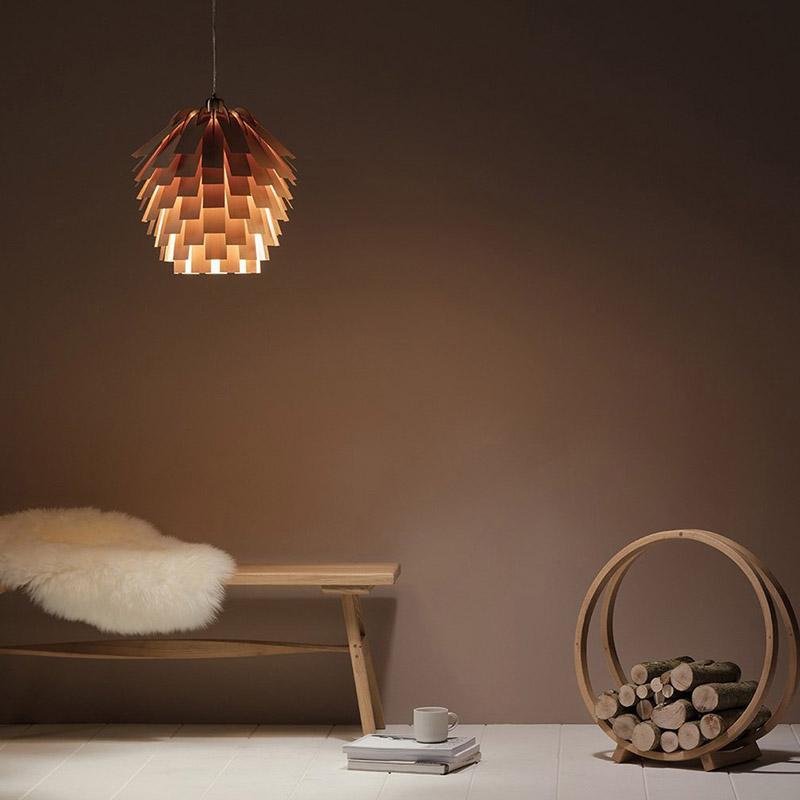 PineCharm | Natural Wooden Pendant Light