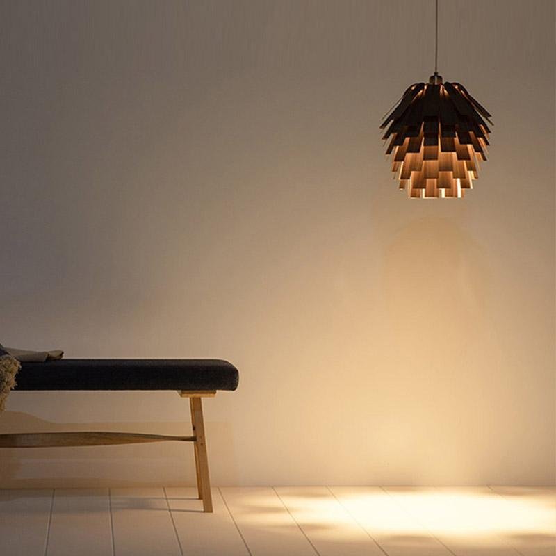PineCharm | Natural Wooden Pendant Light