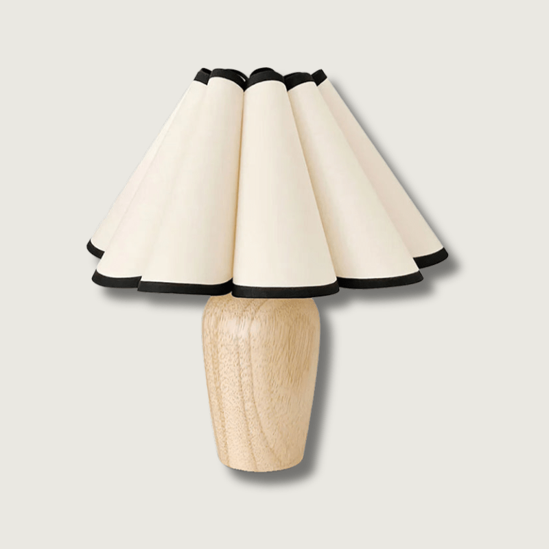 ClassicFold - Elegant Vævet Bordlampe