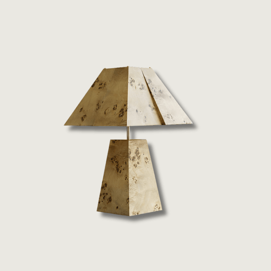 PyramidWood - Wooden Table Lamp