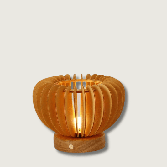 FoldWood - Fleksibel Træbordlampe