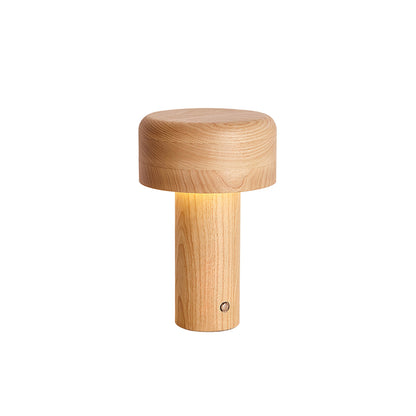WoodenLuxe - Bordlampe med minimalistisk tårnstil og blødt lys