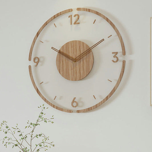 WoodClock - Nordisk stil træ vægur