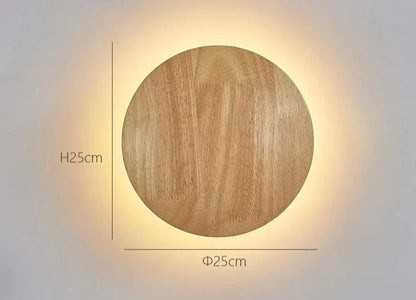 TimberGlow - Wooden Wall Lamp