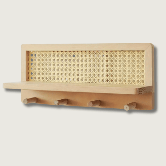 RetroShelf - Trevegghylle med kroker