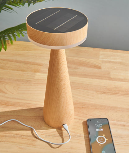 LighthouseLuxe - Bordlampe med genopladelig funktion og havinspiration