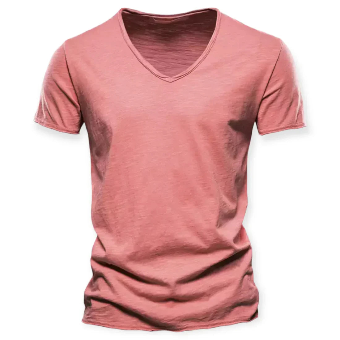 T-shirt à col en V pour hommes