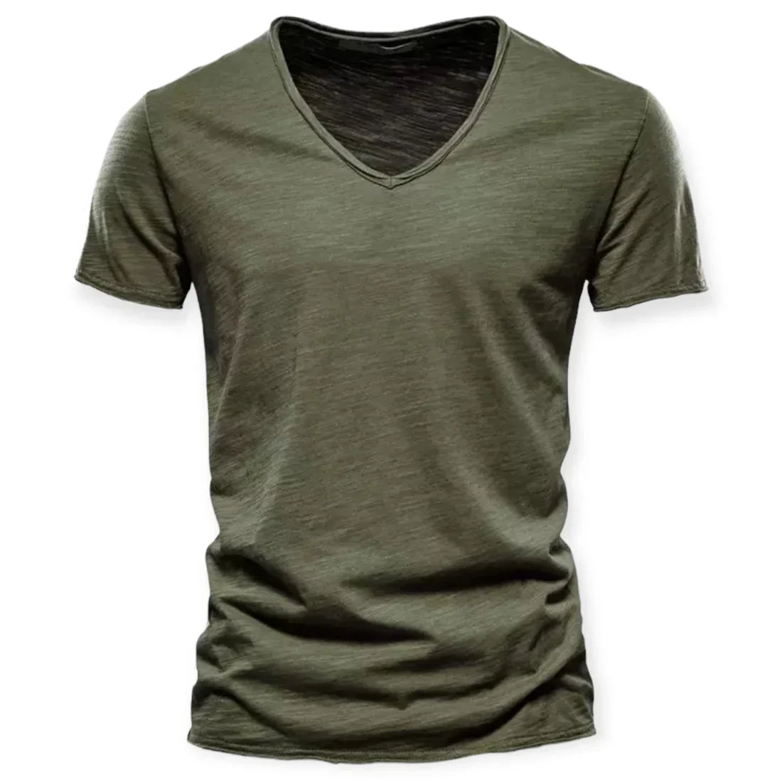 T-shirt à col en V pour hommes