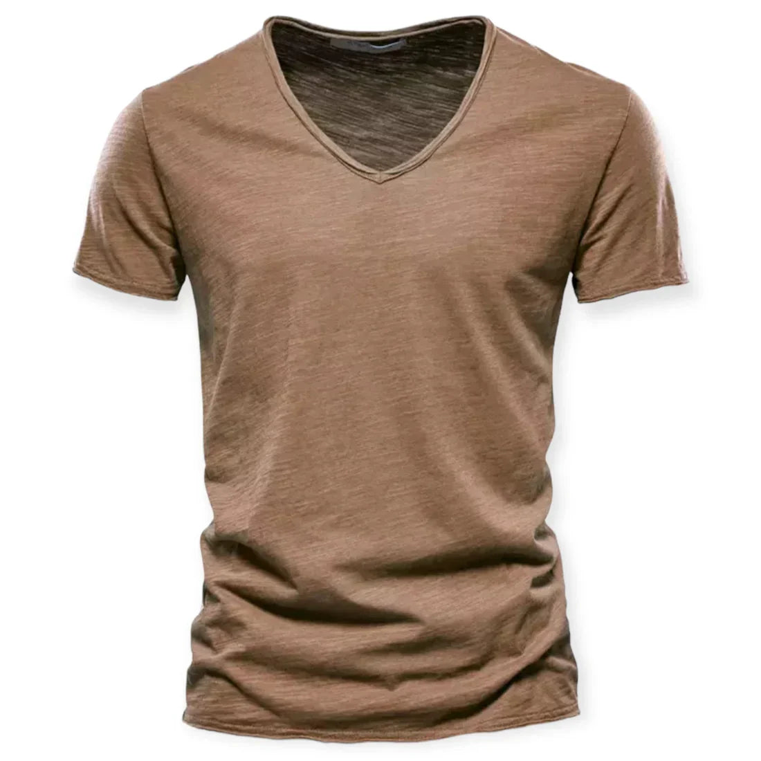 T-shirt à col en V pour hommes