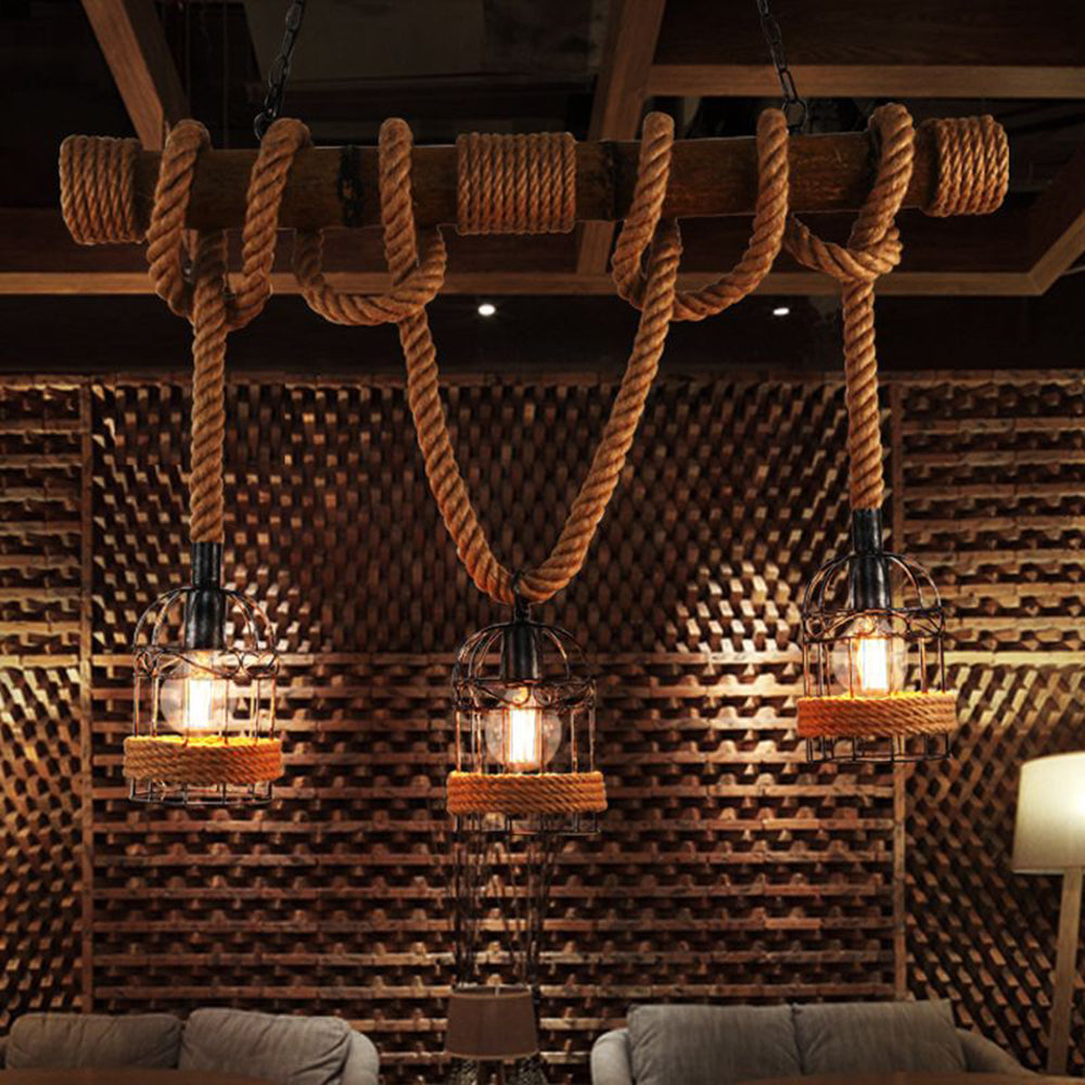 RetroLustre | Pendant Light with Wooden Details
