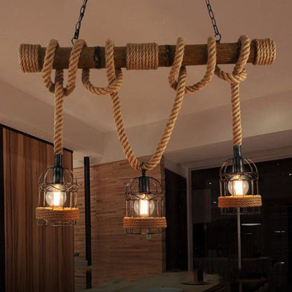 RetroLustre | Pendant Light with Wooden Details