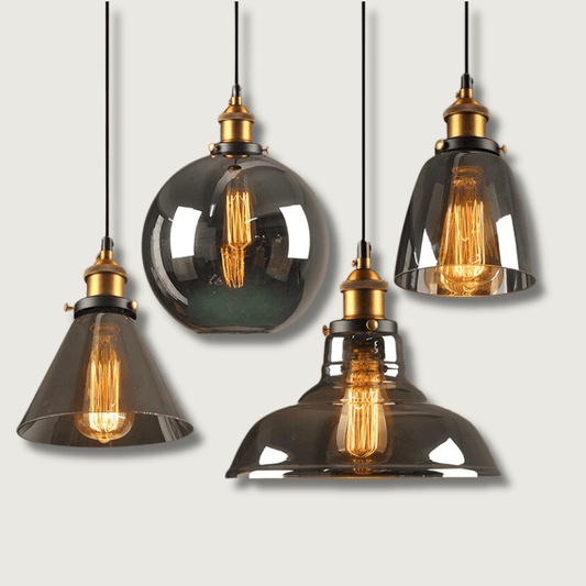 SmokeSphere - Stilfuld industriel pendel lavet af glas
