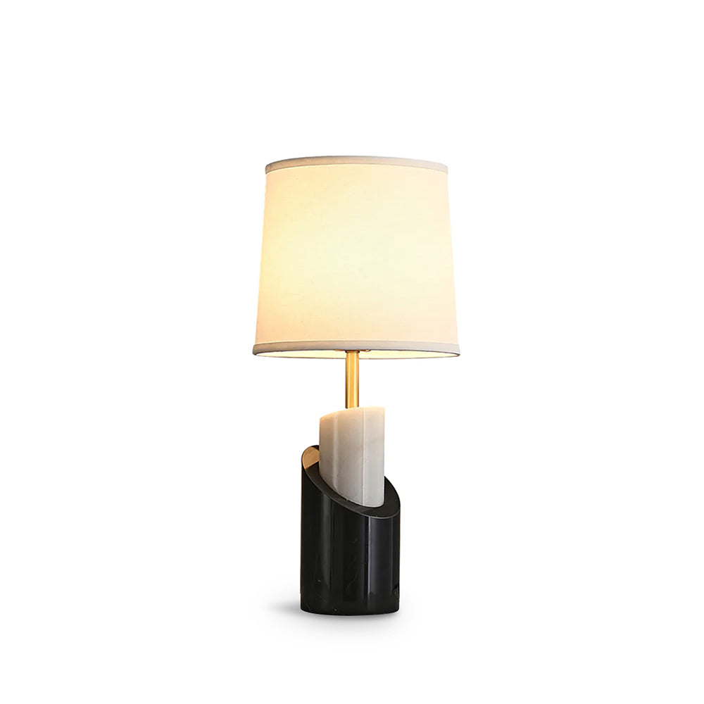 ClassicBrilliance – Marmor bordlampe med messingfinish