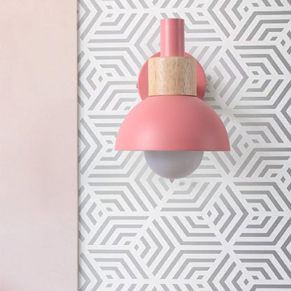 WoodenAura - Lampe murale en bois Julie