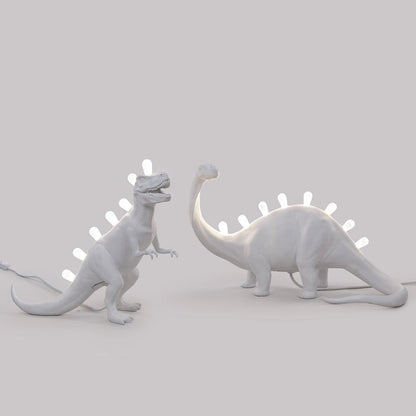 DinoLite - Kreativ Bordlampe med Oplyst Bagside