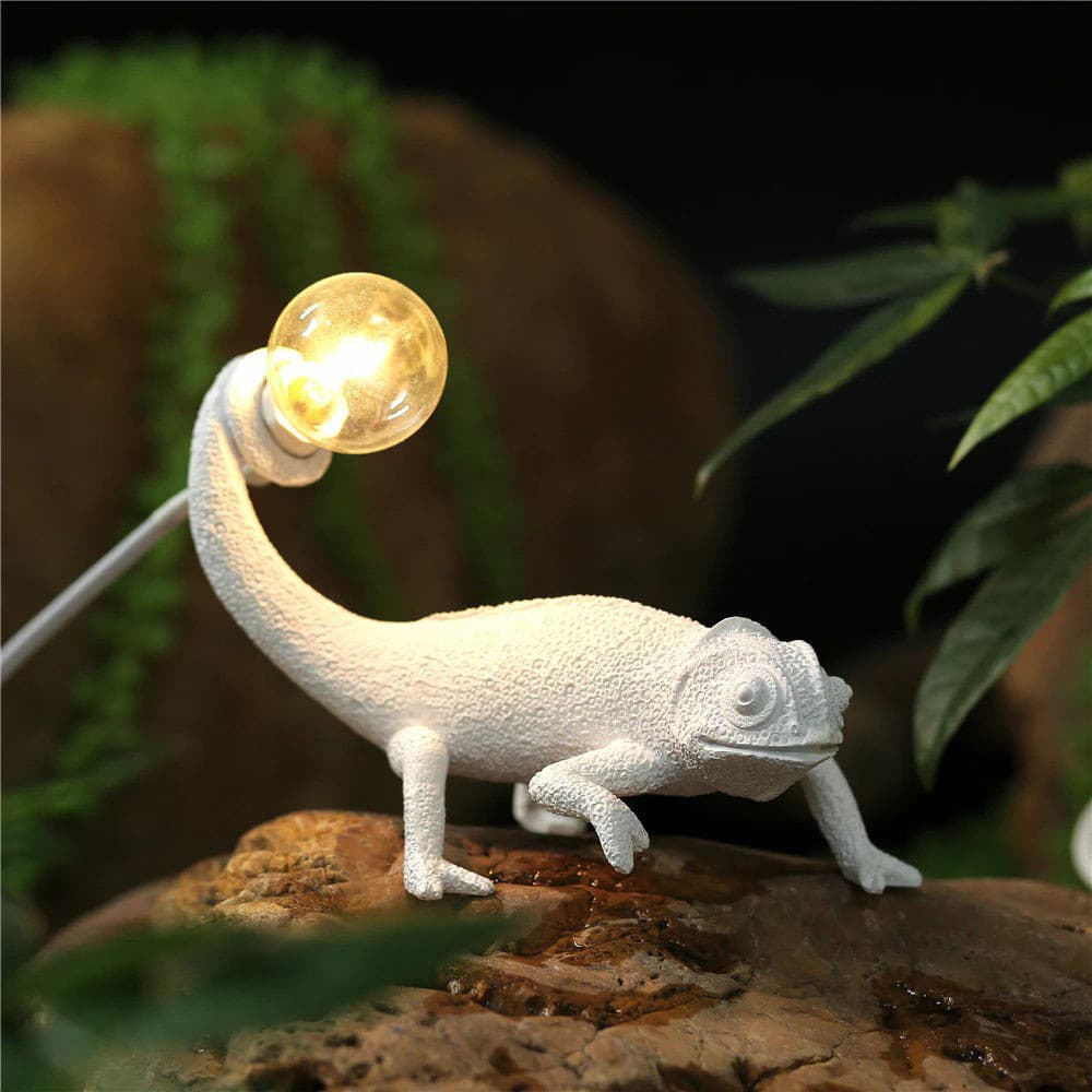CamouLuxe - Harpiks Bordlampe med Kameleon Stil