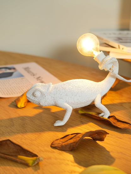 CamouLuxe - Harpiks Bordlampe med Kameleon Stil