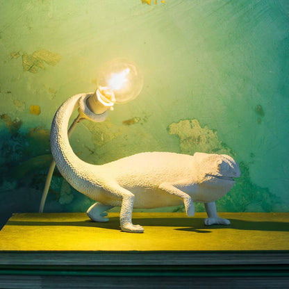 CamouLuxe - Harpiks Bordlampe med Kameleon Stil