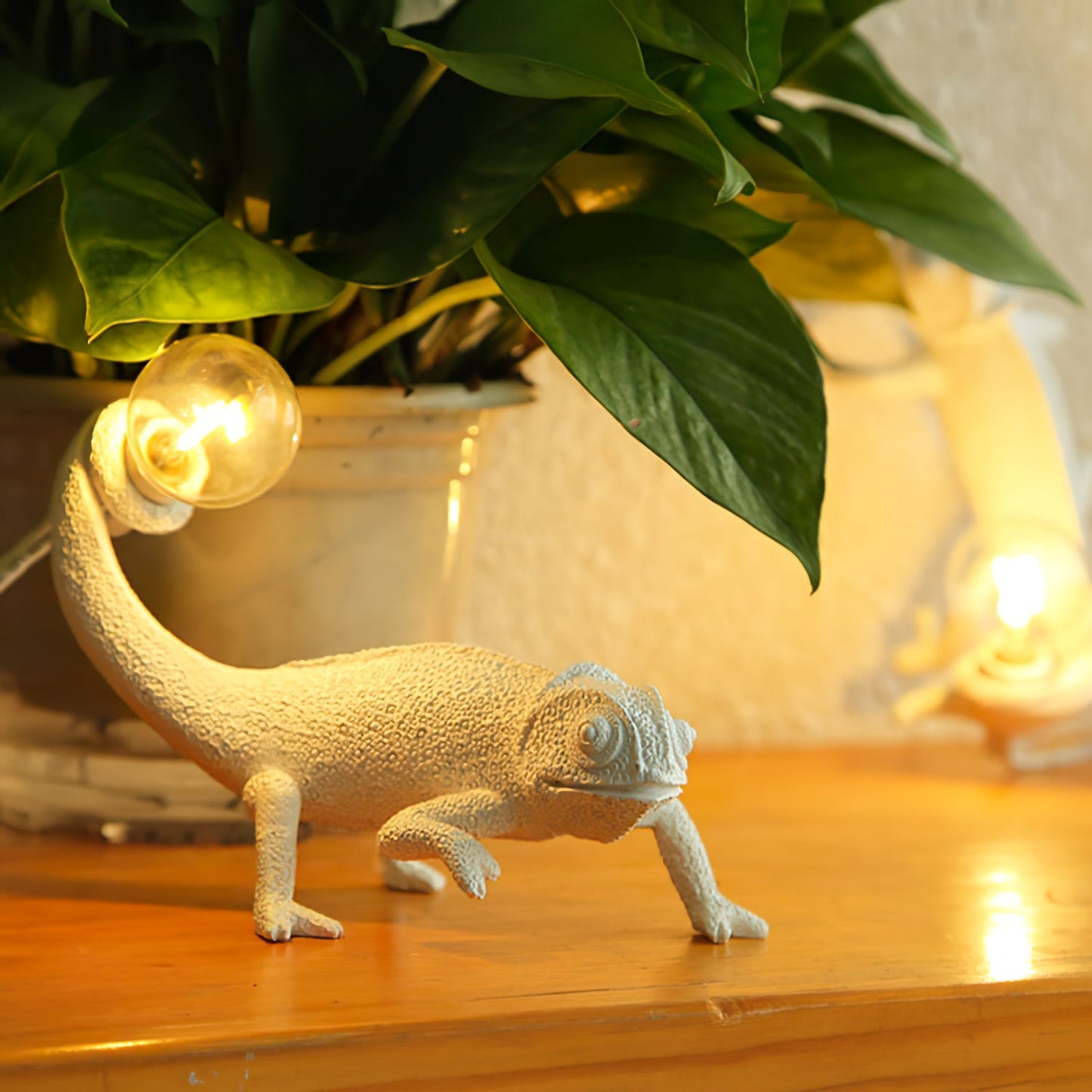 CamouLuxe - Harpiks Bordlampe med Kameleon Stil