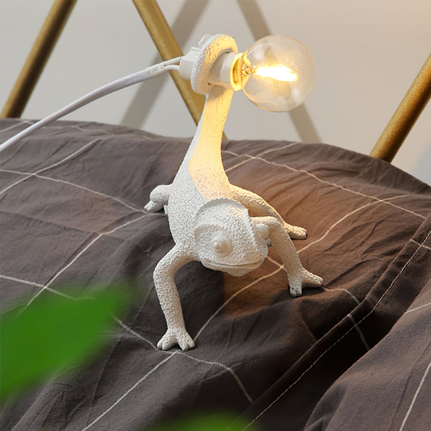 CamouLuxe - Harpiks Bordlampe med Kameleon Stil