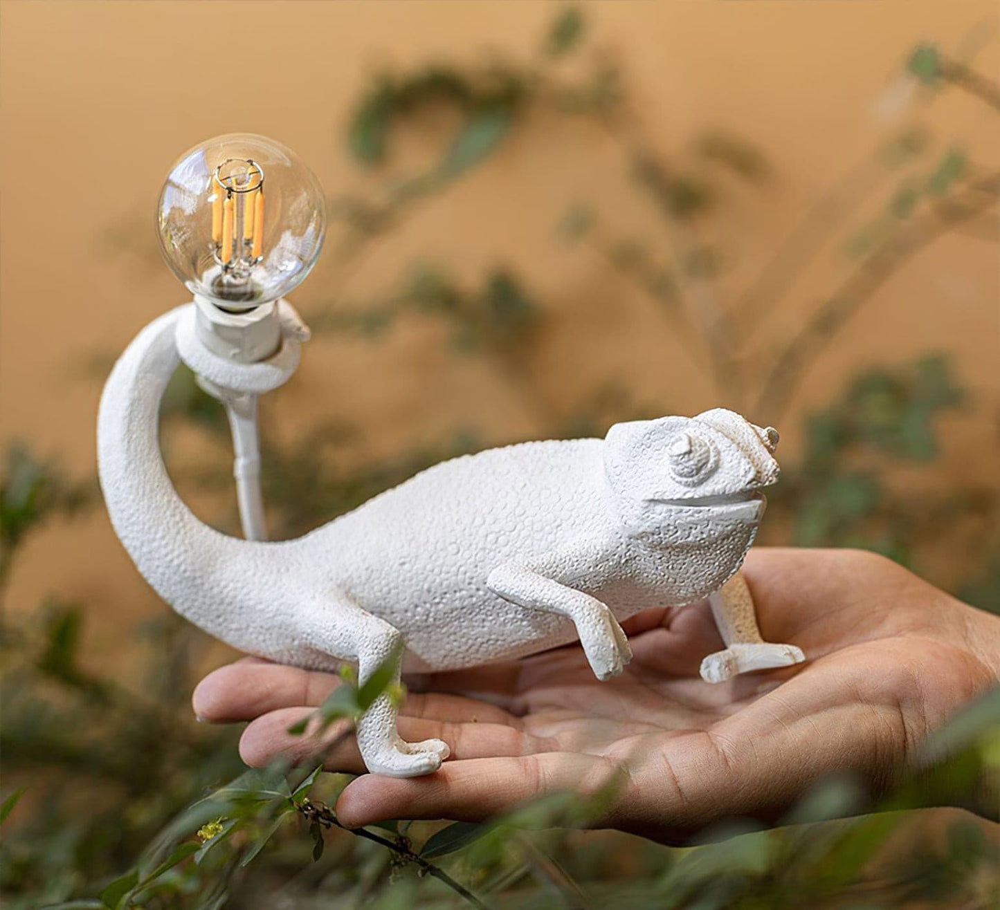 CamouLuxe - Harpiks Bordlampe med Kameleon Stil