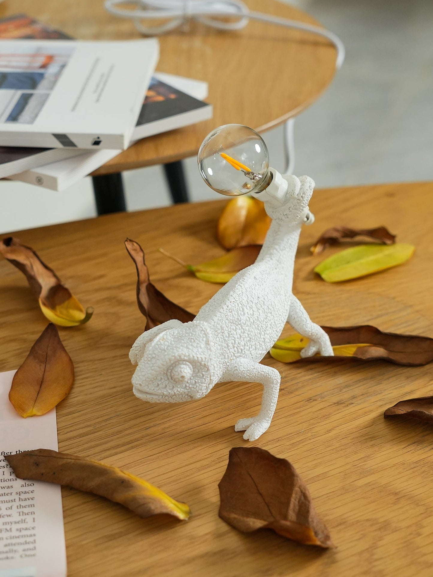 CamouLuxe - Harpiks Bordlampe med Kameleon Stil