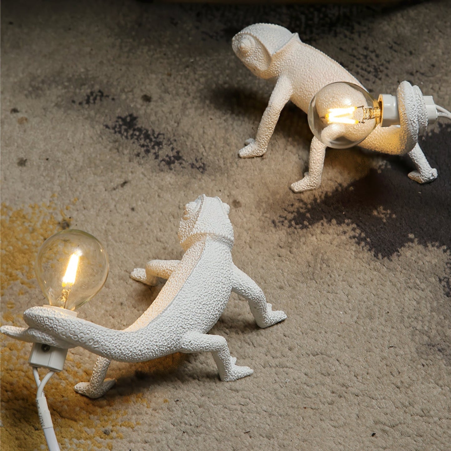 CamouLuxe - Harpiks Bordlampe med Kameleon Stil