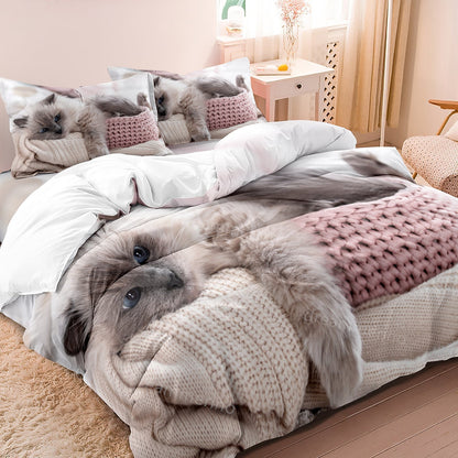 FelineHaven - Cat Themed Bedding Set